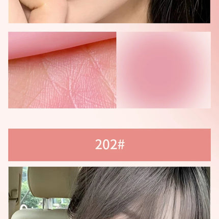 Monochrome Liquid Blusher Lightweight Color Rendering Natural Brighten Matte Rouge Blush Waterproof Facial Contouring Cosmetics