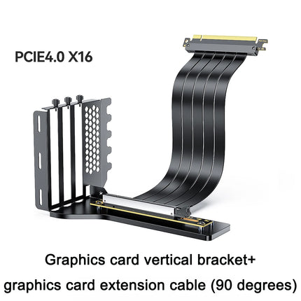 PCI Express 3.0/4.0 x16 to x16 Gen 4 GPU Double Reverse Graphics Card  Extension Cable Riser Card For ITX gold-plated Connector