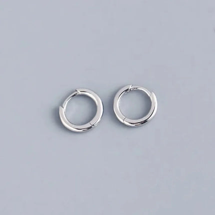 2024 New Simple Stainless Steel Small Hoop Earrings for Women Men 5mm To 15mm Round Cartilage Ear Piercing Unisex Jewelry Gift
