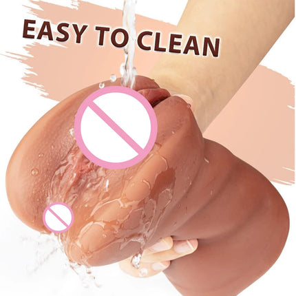 Men's sex toys Aircraft Cup Male Masturbation Oral Vaginal and Anal Masturbator Soft Vagina Sexual Toy Adult Masturbation Pussy