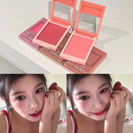 Sweet Orange Blusher Makeup Blush Mashed Potato Latte Nude Cheek Color Face Contour Brighten Lasting Rich Color Rouge Cosmetics