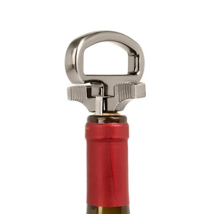JUSTINLAU 2-in-1 Wine Bottle Opener Stainless Steel Open The Wine Cork Household Wine Stopper Clamp Steel Needle Bottle Opener