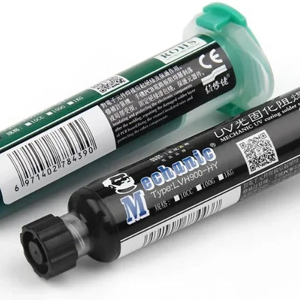 MECHANIC 6 Colors 10ml UV Curing Solder Mask Ink for PCB BGA Circuit Board Insulating Protect Soldering Paste Flux Oil Mechanic