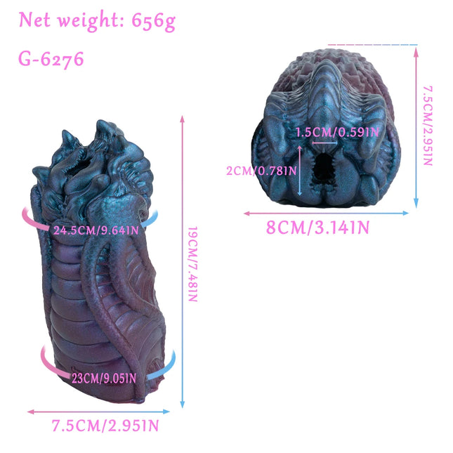 SMMQ Monster Claw Silicone Stroker Single Channel Masturbator Realistic Vaginal Pocket Male Fetish Adult Toy