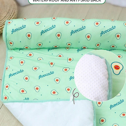 Summer Pet Ice Pad Cooling Mat Breathable Ice Silk Cushion Non Slip Washable Heat Dissipation Sleeping Pad Dog Cat Nest