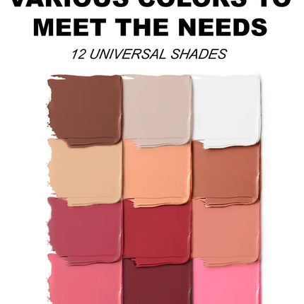12-color iron box concealer blush cream matte highlight contour makeup all-in-one palette