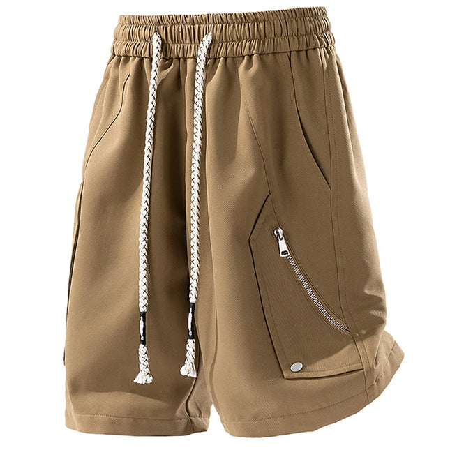 1501 Men's shorts in sizes 6XL, 7XL, 8XL, new summer men's shorts, solid color casual sports pants, five-point fitness sports pant