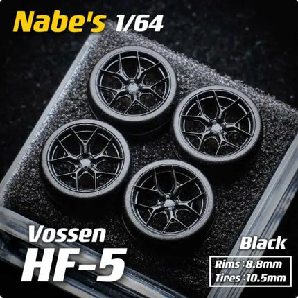 1/64 Chika Nabes Wheels or Brake Caliper 8.9mm 9.7mm 10.5mm Model Car Tires Rim Work S1 VSXX for 1:64 HW Tomy Mini GT Alloy Cars