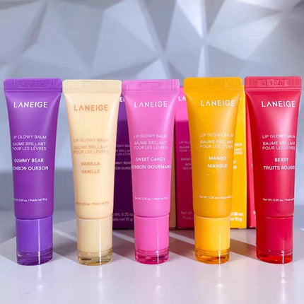 Nutritive Lip Glowy Lightweight Hydration Balm Berry Gummy Bear Mongo Sweet Candy Tinted Polypeptide Fruit Lip Gloss Oil Care
