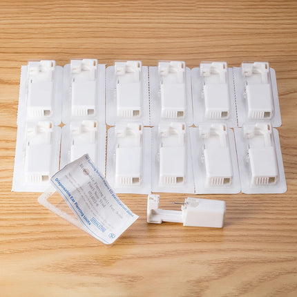 1/3/6pcs Nose Piercing Gun Disposable Safe Sterile Piercing Unit For Self Nose Piercing Built-in CZ Stainless Steel Nose Stud