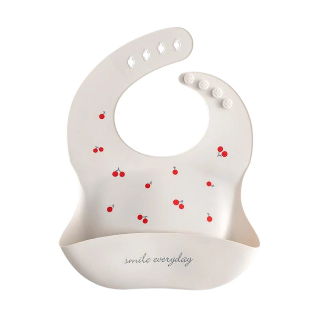 Waterproof Bibs for Kids, Baby Feeding & Eating, Soft Silicone Babeast Cartoon Printed Adjustable Baby Tasting & Feeding Bibs