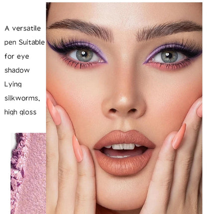 6Pcs Set Matte Effect Eyeshadow Stick   Natural and long-lasting Multi-purpose Shiny Metallic Matte Shimmer Highlighting Eyeline