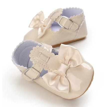 Cute White Lace Baby Girl Princess shoes  Baby Moccasins Moccs Shoes Bow Fringe Rubber Soled Non-slip Footwear Crib Shoes