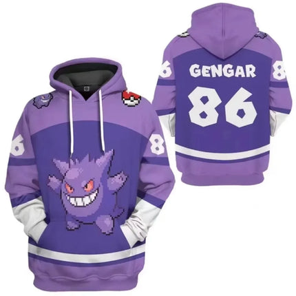 2023 New Fashion Children's Sweatshirt Cartoon Animation Hoodie 3D Print Street Pullover Long Sleeve Boys, Girls Hoodes