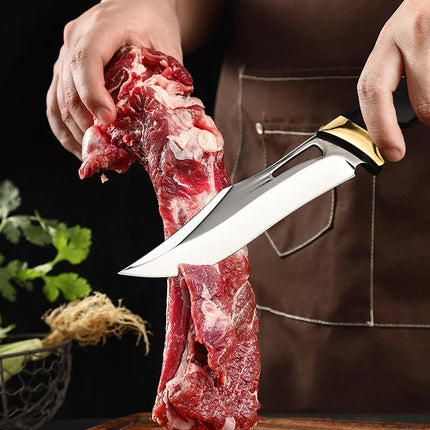 Multi-functional meat cleaver High hardness forged handmade kitchen bone knife with knife set fruit knife Cooking kitchenware