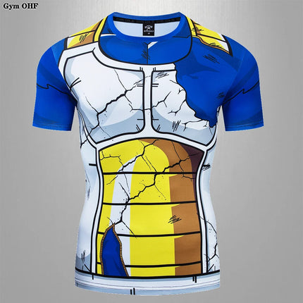 MMA Rashguard Jiu Jitsu Bjj T-Shirt Men Compression Shirts Quick Dry Gym Running Sports Tops Tee Boxing Jersey Mens T Shirt