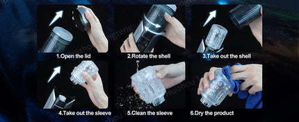 Automatic Male Masturbator Penis Pump - Upgrade Electric Pocket Pussy Stroker with 7 Sucking 7 Thrusting Rotating & Vibratin