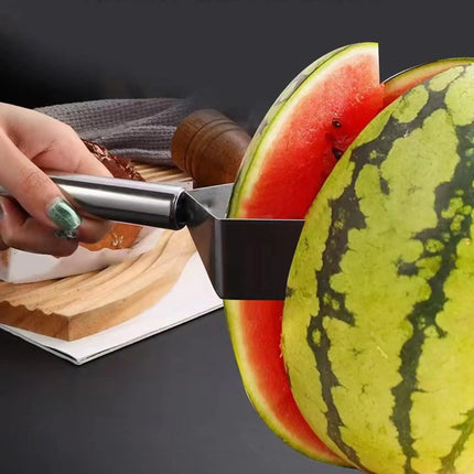 Watermelon Slicer Triangular Watermelon Cut Into Pieces Stainless Steel Watermelon Cutter Fruit Cutting Tools Kitchen Accessorie