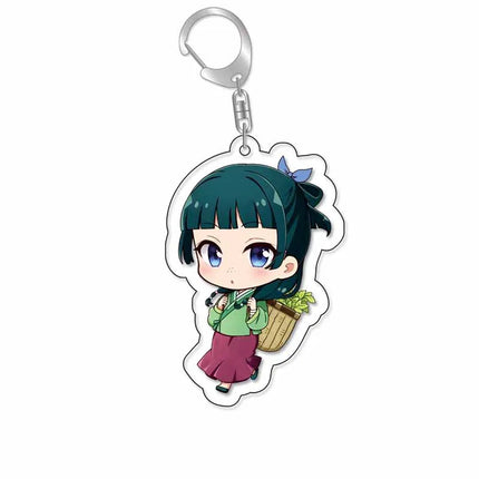 Anime The Apothecary Diaries Acrylic Keychain Cute Maomao Figure Keychain Keyring for Bag Backpack Accessories Gift