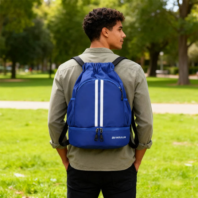 Waterproof Sport Backpack - Basketball Hiking Fitness Travel Bag / Sac à Dos Sport Imperméable - Basketball Randonnée Fitness Voyage
