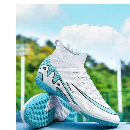 Original Men Football Field Boots Professional Society Cleats Children Soccer Shoes Grass Training Kids Non Slip Football Shoes