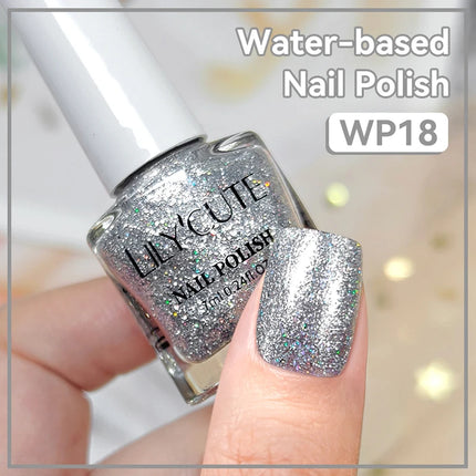 LILYCUTE 7ml Matte Nail Polish Velvet Effect Pearl Shell  Air Dry Nail Art Varnish No Need Lamp Manicure Glitter Nail Care Polis
