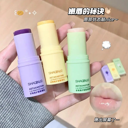 Grape Jasmine Flavors Moisturizing Hydrating Base Lip Balm Set Makeup Lip Care Daily Care Balm For Women and Men