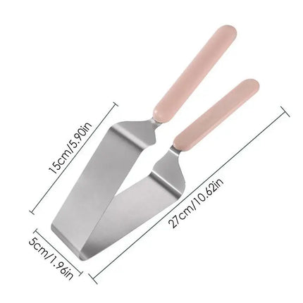 Triangular Stainless Steel Cake Slicer Dessert Shop Cutter Fudge Dessert Slicing Processing Easy To Clean Birthday Kitchen Tools