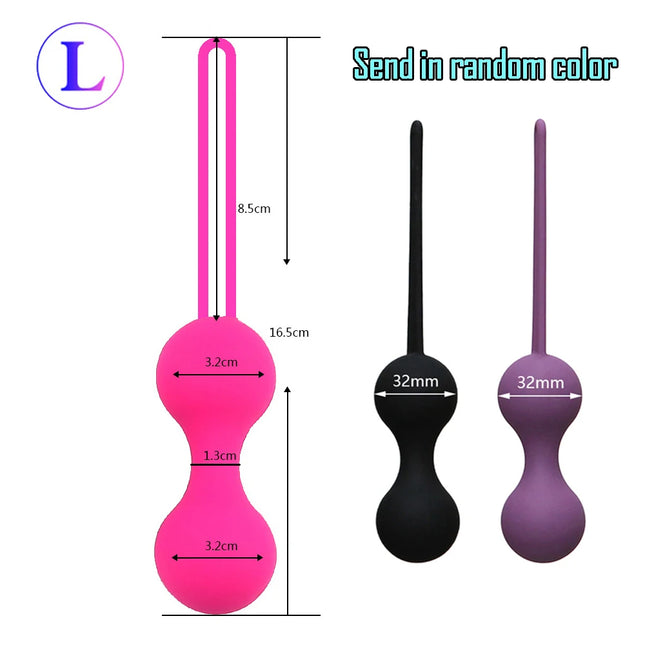 Colorful Silicone Smart Ben Wa Eggs Vagina Tighten Exercise Machine Kegel Geisha Ball Adult Sex Toy for Women