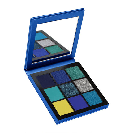 Huda Beauty 9 Color Palette Diamond Amethyst Ruby Red Gold Eye Shadow Pallete Matte Shimmer Eyeshadow Palette Glitter Makeup