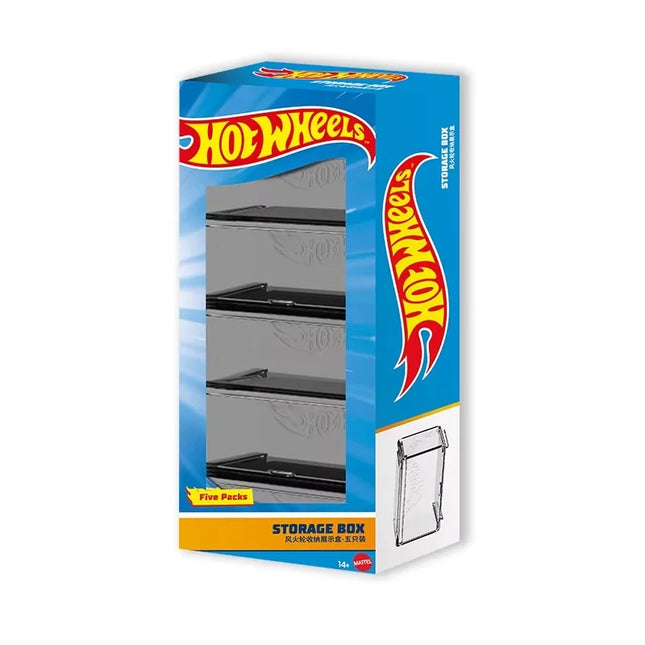 Original Hot Wheels Car Storage Box Display Case Non-Remote Control Model Railway Track Compatible Vehicle Organizer Toy Case