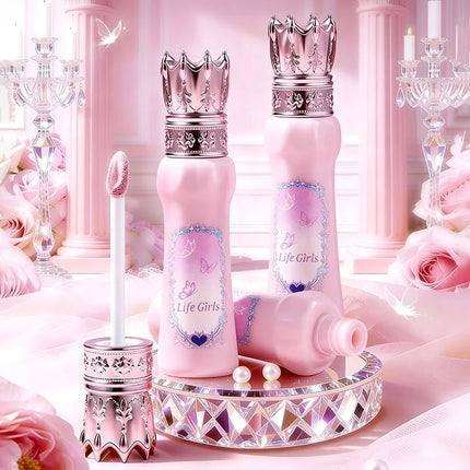 Hua Yin Ji Brightening Concealer, a fair-skinned girl's tender pink look, natural nude makeup, and a natural look,flowers