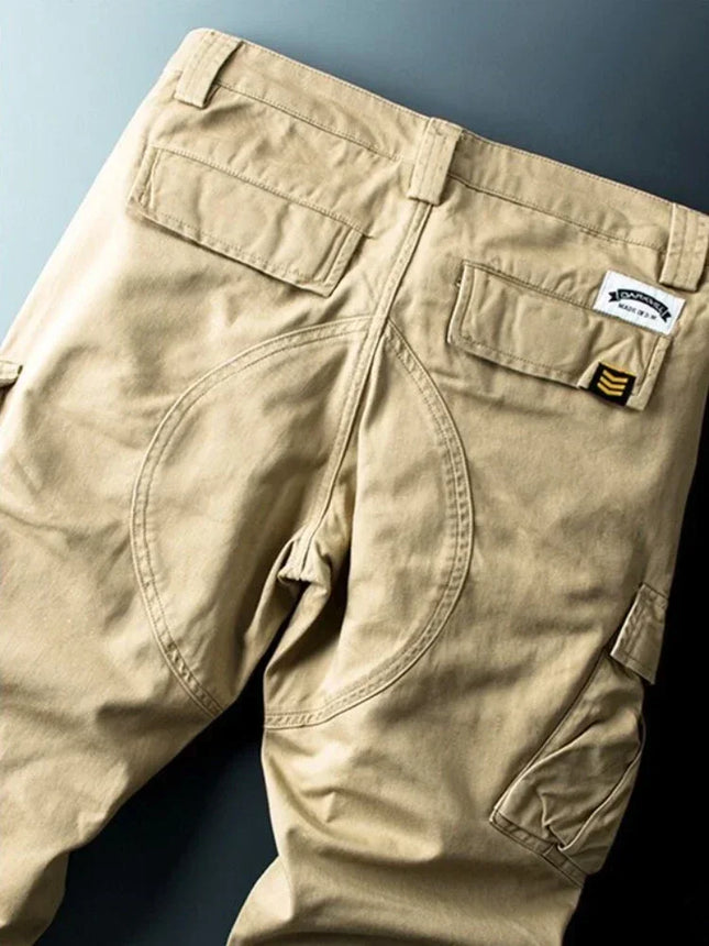 Male Trousers Khaki Loose Stretch Slim Men's Cargo Pants Harajuku Aesthetic Large Size Long With Korean Style Emo New In Big