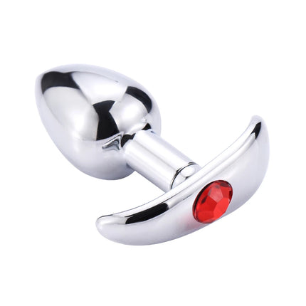 Metal Outdoor Anal Plug Stainless Steels Anchor Base Butt Plug Prostate Massager Anal Masturbator Dildos Adult Sex Toys