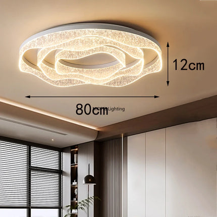 Nordic Minimalist LED Ceiling Light Modern Home Decor Fixture for Living Room Bedroom Salon Practical Interior Lighting Lamparas