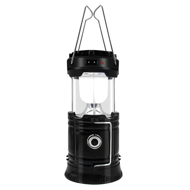Solar Multifunctional Handheld Camping Lamp Tent Lamp LED Portable Flashlight Portable Waterproof Emergency Powered Work Light