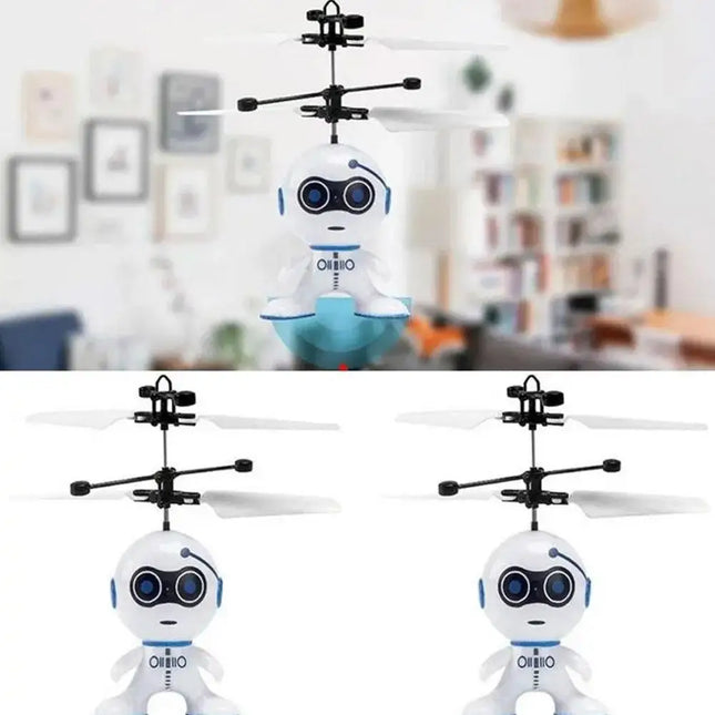 Mini Bee Drone Induction UFO Toy RC Helicopter Quadrocopter Fairy Flying Ball for Kids Hand Operated Gift