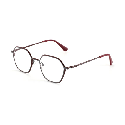 BLUEMOKY XXS Size Metal Custom Prescription Glasses For Men Women Polygon Anti Blue Light Myopia Optical Lenses With Recipe