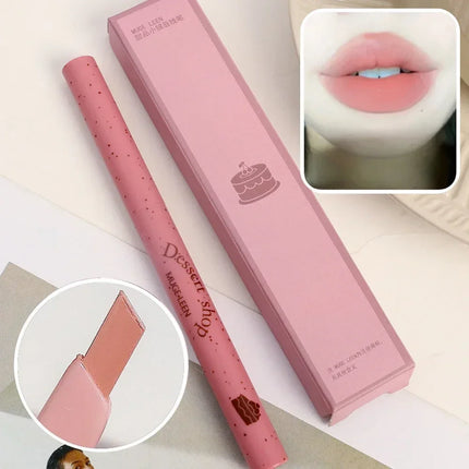 5 Colors Matte Lip Liner Lipstick Pen Waterproof Lasting Plump Velvet Lipstick Natural Outline Lips Line Pen Lip Makeup Cosmetic