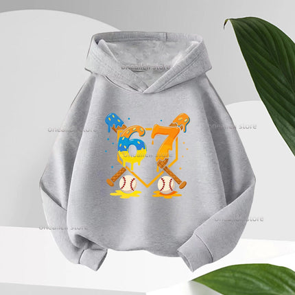 Spring Autumn Graphic Funny 67 Children's Hoodies Sweatshirt Casual Hip Hop Long-sleeve Fleece Boy Girl Kid Warm Hooded Pullover