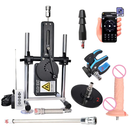 ROUGH BEAST 360° Mute APP Control Sex Machine for Women Love Machine With Vac-u-Lock Dildo Attachments Pumping Gun Sex Toy 70W