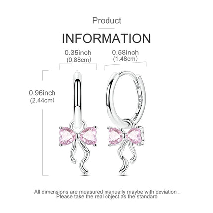 Orstarry 925 Sterling Silver Crystal Circular Eardrops Drop Earrings Women Earrings Charm Fashion Versatile Party Jewelry Gifts