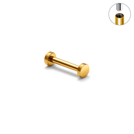 1/5pcs Internal thread Piercing G23 Titanium ASTM F136 14G 16G Jewelry Long Industrial Barbell earrings Sexy Barbell Tongue nail