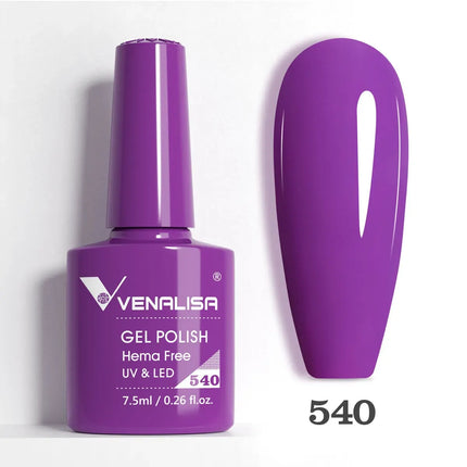 7.5ml Venalisa TPO FREE HEMA FREE Gorgeous Color Nail Gel Polish Long Wear Soak Off UV LED Gel Varnish Nail Manicure Gel Varnish