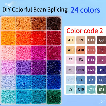 2.6mm 96 Colors Hama Beads DIY Craft Toys 3D Puzzle Iron Beads Creative Handmade Materials