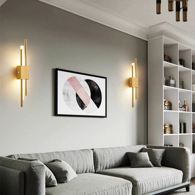 Nordic LED Wall Sconce Lamp Indoor USB Plug-in Light Bedroom Bedside Living Room Home Hotel Stairs Decoration Modern Wall Lamp