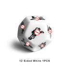 12 Sided White 1PCS / China Mainland