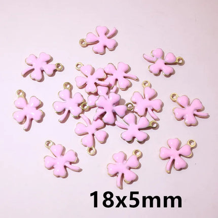 20pcs 18x5mm Stainless Steel Fish Enamel Charms Pendant Stainless Steel DIY Jewelry Making Accessories Findings