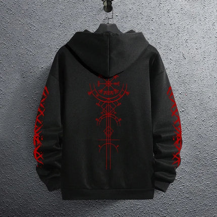 2025 Brand New Black Sweatshirts Autumn Winter Male Daily Casual Sporty Jogging Hoodie Men's Outwear Fashion Pullover