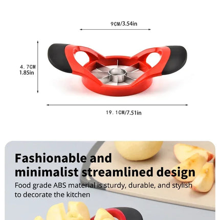Stainless Steel Apple Slicer & Corer, Super Sharp Apple Cutter Peeler, Multifunctional Kitchen Tool for Fruit Cutting